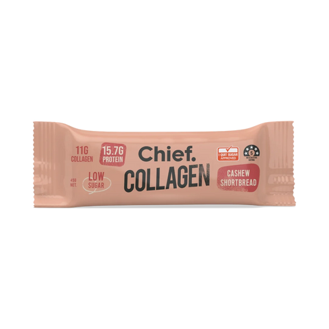 Chief Collagen Cashew Shortbread Protein Bar