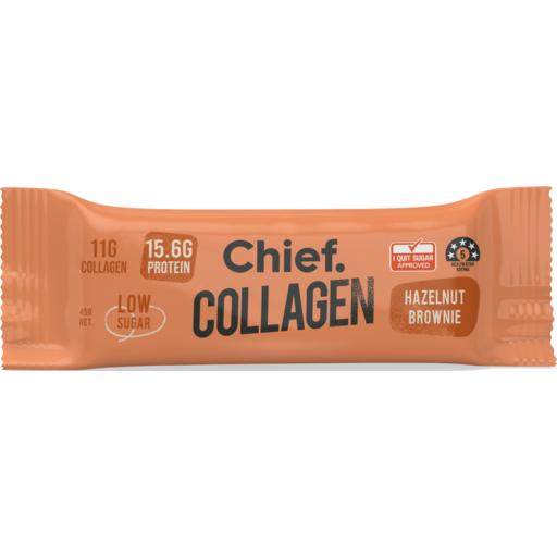 Chief Collagen Hazelnut Brownie Protein Bar