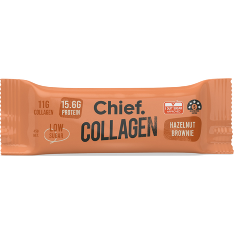 Chief Collagen Hazelnut Brownie Protein Bar