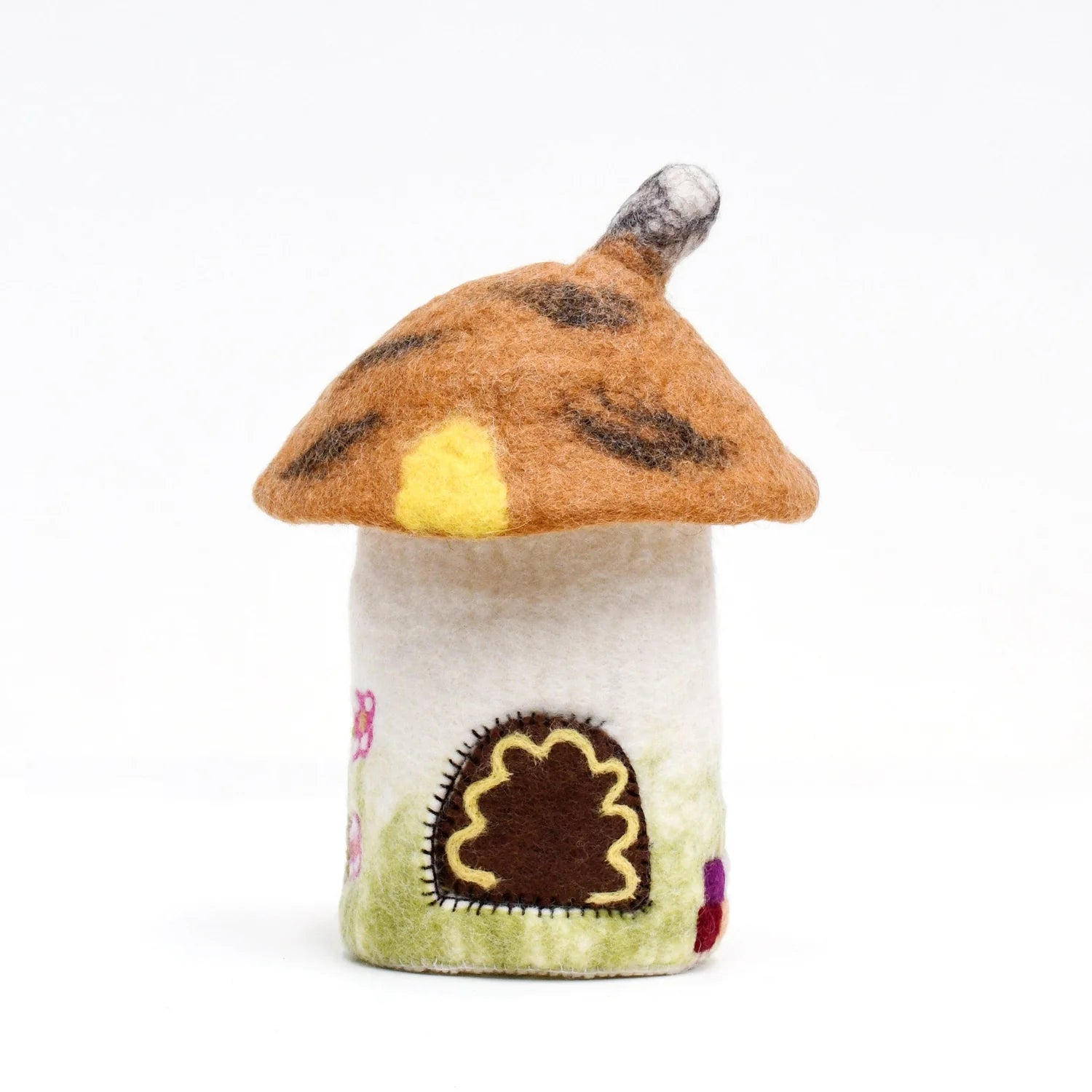 Felt Fairy & Gnome House- Brown