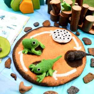 Felt Life Cycle Frog