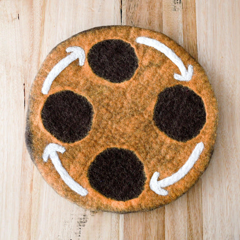 Felt Life Cycle Earth Mat