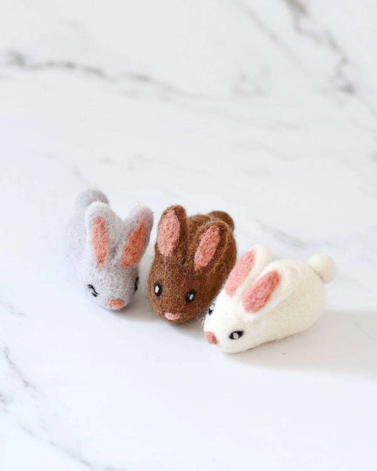 Felt Rabbits Set of 3