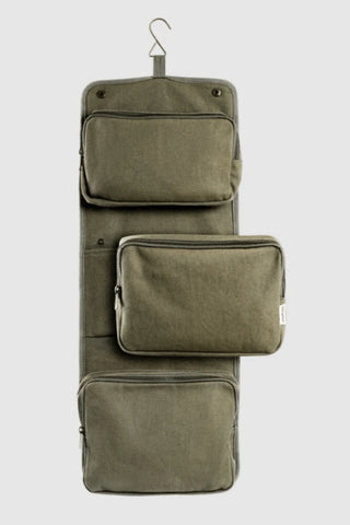 Seed & Sprout Hanging Toiletry Bag -Olive