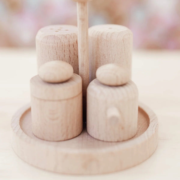 Wooden Salt and Pepper Set