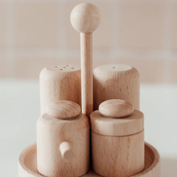 Wooden Salt and Pepper Set