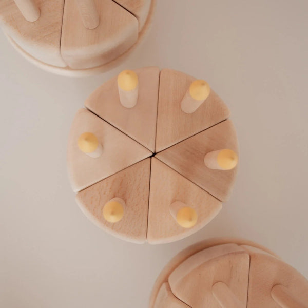 Wooden Birthday Cake