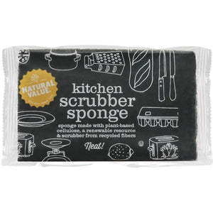 Natural Value Kitchen Scrubber Sponge