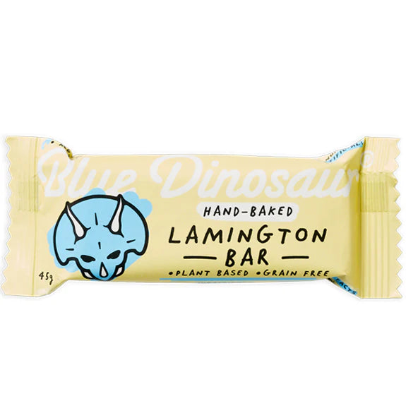 Blue Dinosaur Paloe Bar-Lamington