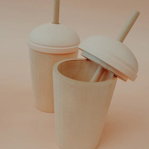 Wooden Milkshake Cup