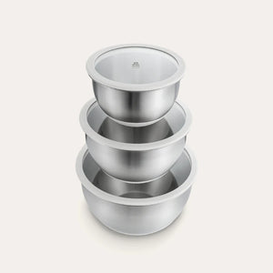 Seed & Sprout Stainless Steel Mixing Bowls Set of 3