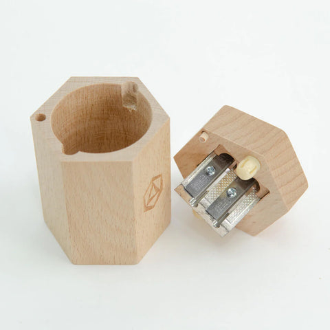 STOCKMAR Wooden Dual Pencil Sharpener