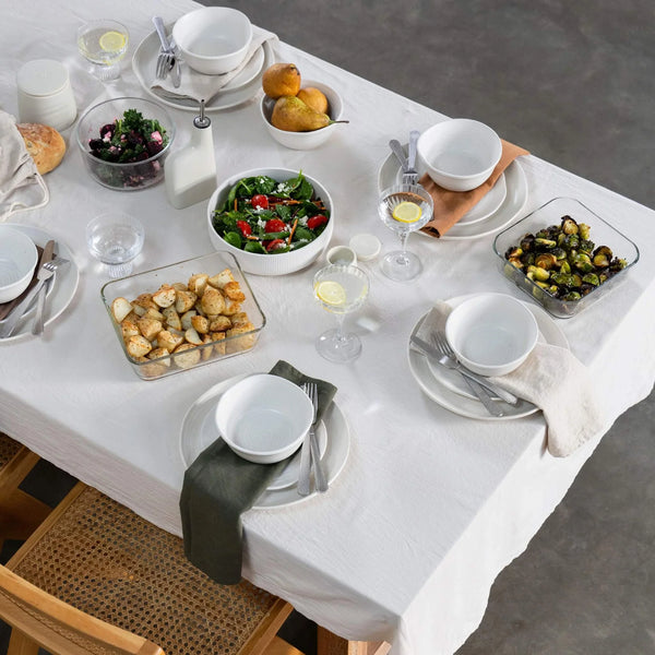 Seed & Sprout Hemp Napkin-Olive Set of 2