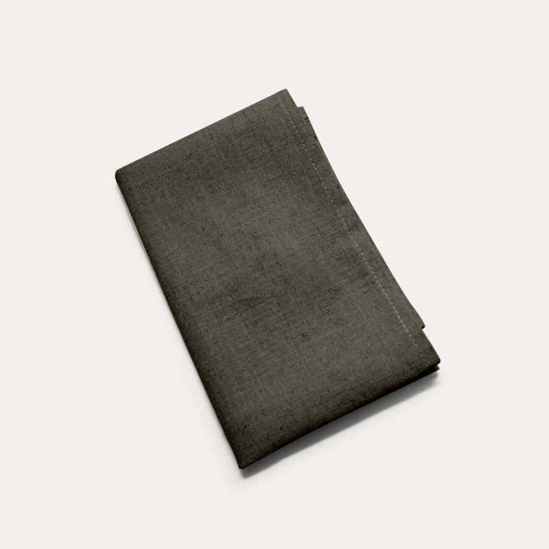 Seed & Sprout Hemp Tea Towel-Olive