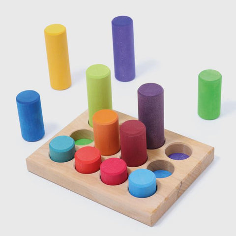 Grimm's Small Stacking Game Rainbow