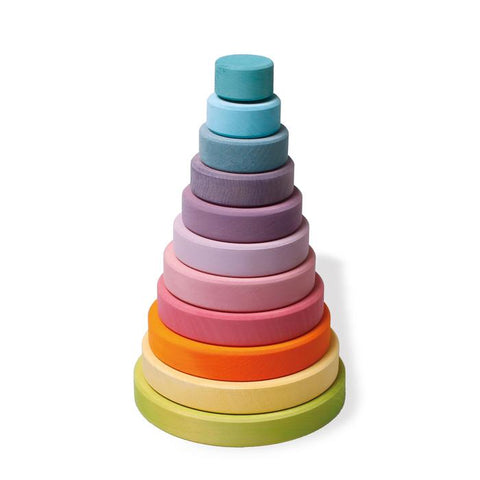 Grimm's Stacking Conical Tower Pastel