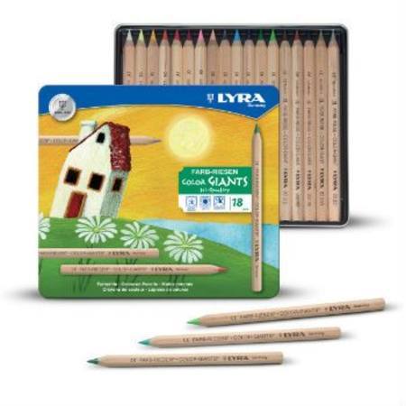 Lyra Colour Giants Pencils Tin of 18