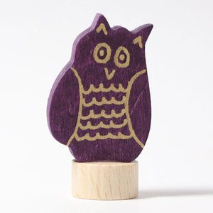 Grimm's Candle Holder Decoration-Owl Eagle