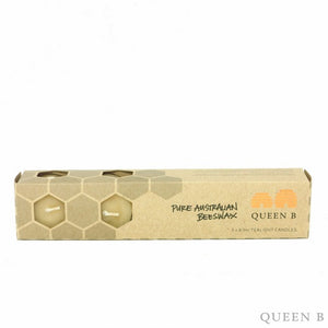 Queen B Tealight Candles (8-9hr) x5