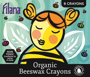 Filana Organic Beeswax Crayons, Rainbow Sticks-8