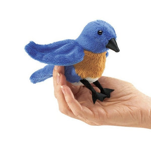 Folkmanis Blue Bird Finger Puppet