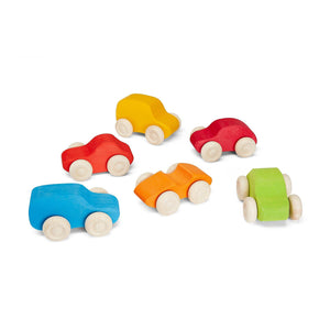 Grimm's Coloured Car Set Of 6