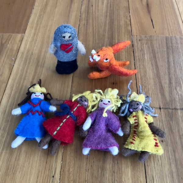 Felted King/Queen Set