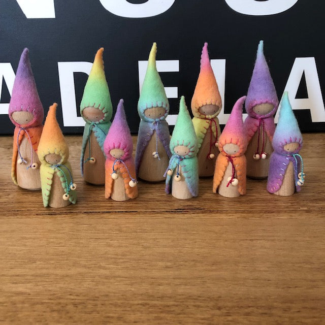 Rainbow Gnome Small