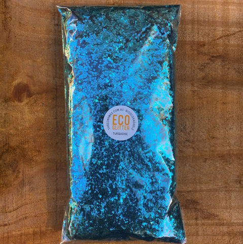 Torquoise Chunky Eco Glitter 100g Bag