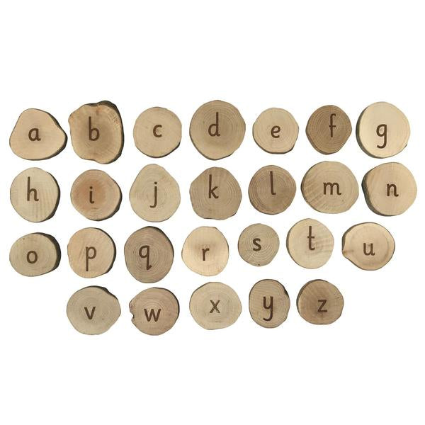 Magic Wood Mini Wooden Alphabet Discs