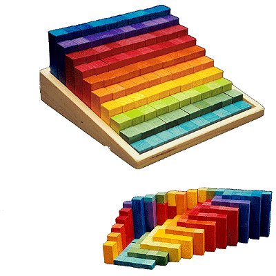 Grimm's Stepped Counting Blocks