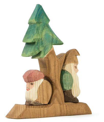 Ostheimer Fir Tree with Dwarves 3 Piece Set