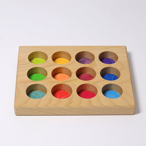Grimm's Wooden Rainbow Sorting Board