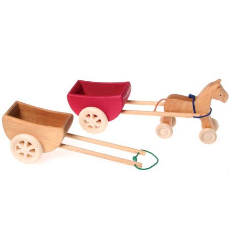 Grimm's Wooden Large Cart-Red