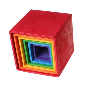 Grimm's Rainbow Stacking Boxes Large