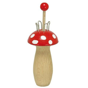 Gluckskafer Wooden Knitting Mushroom