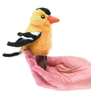 Folkmanis Goldfinch Finger Puppet