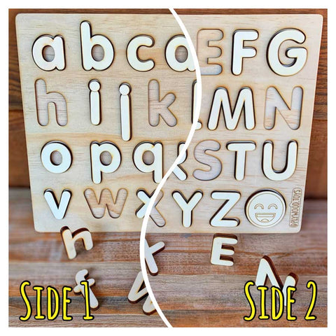 Plywood Double Sided Letter Board Puzzle